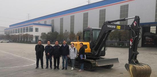 綠色新動(dòng)力 沃爾沃EC55電動(dòng)挖掘機(jī)交付試用引領(lǐng)工程機(jī)械電氣化浪潮